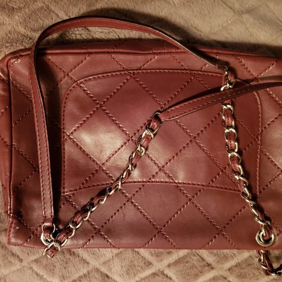 CHANEL  25 Quilted Silver Hardware Lamb Burbundy - Picture 4 of 14